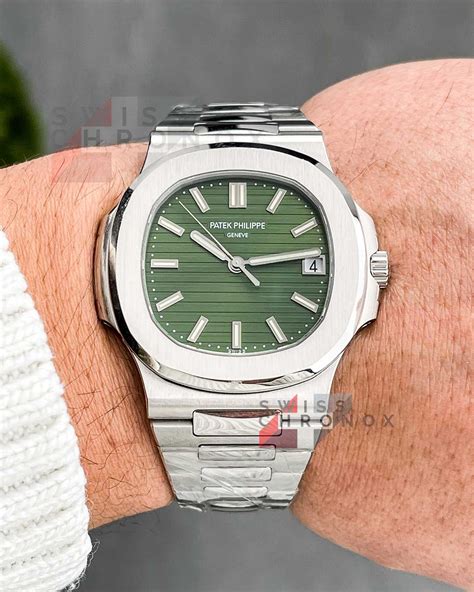 patek philippe nautilus 5711 green dial price|patek philippe 5711 1r 001.